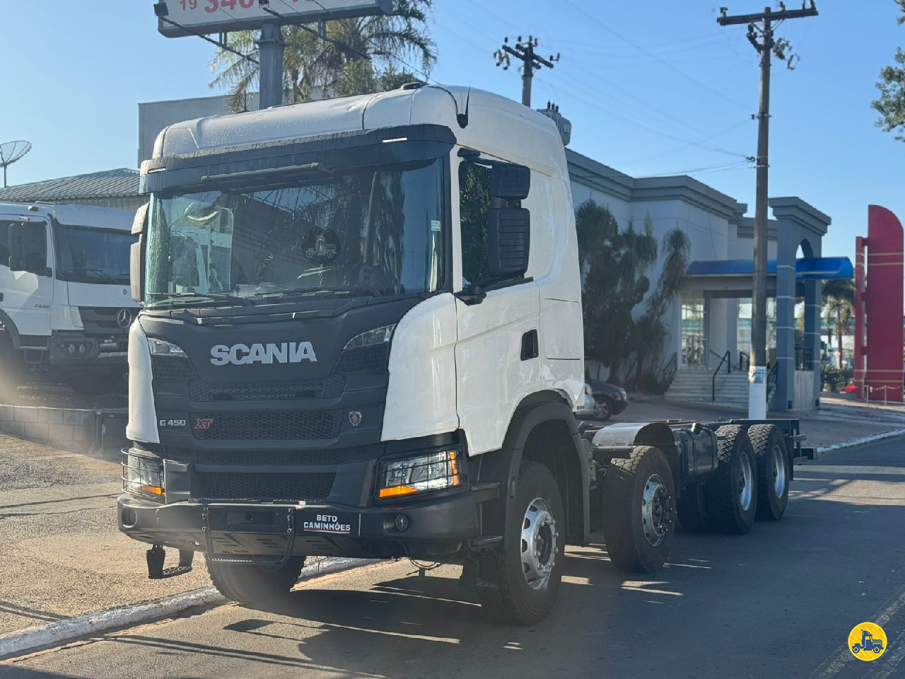 CAMINHAO SCANIA SCANIA G450 Chassis BiTruck 8x4 Beto Caminhões Piracicaba AMERICANA SÃO PAULO SP